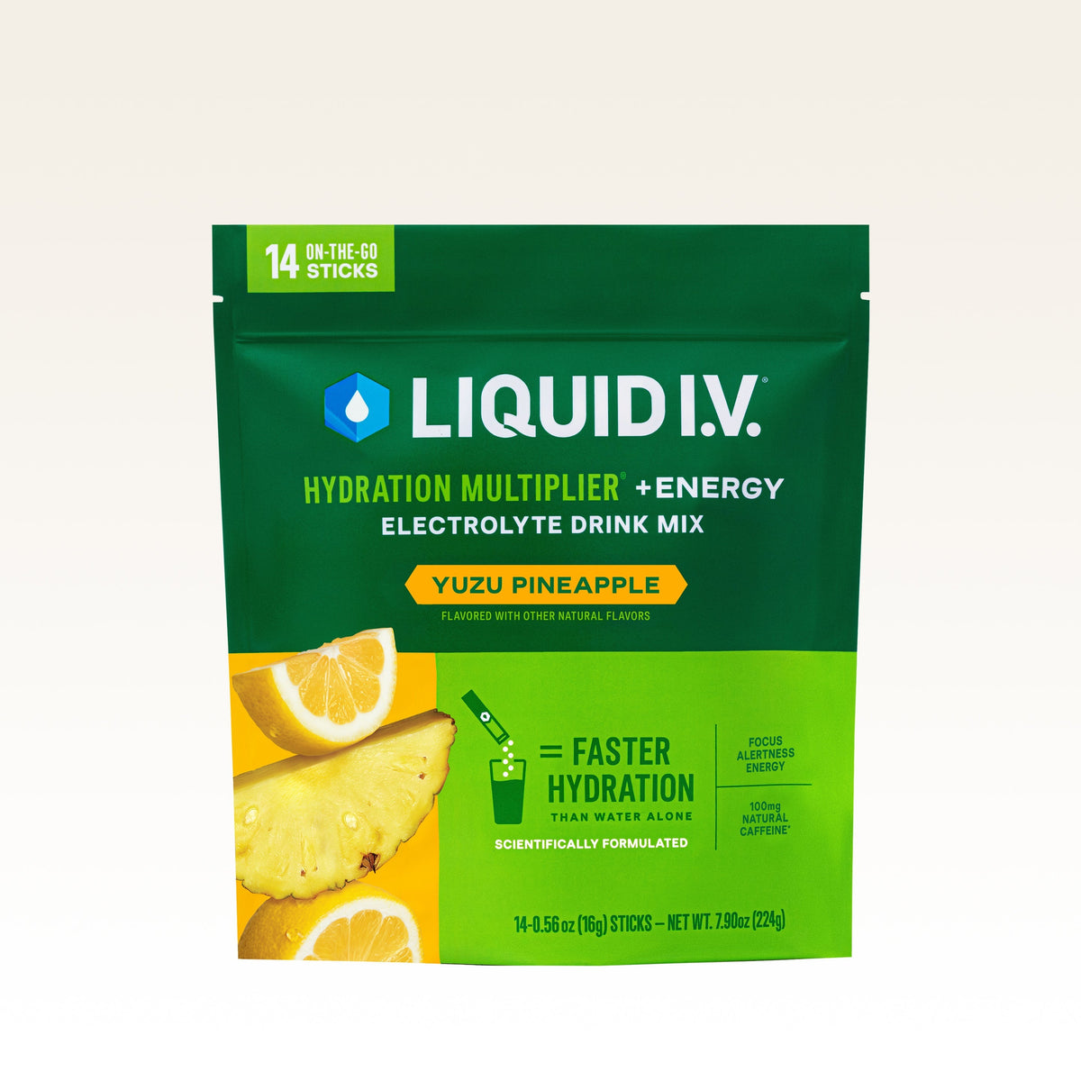 Yuzu Pineapple Hydration Multiplier® +Energy Hydration Made Simple