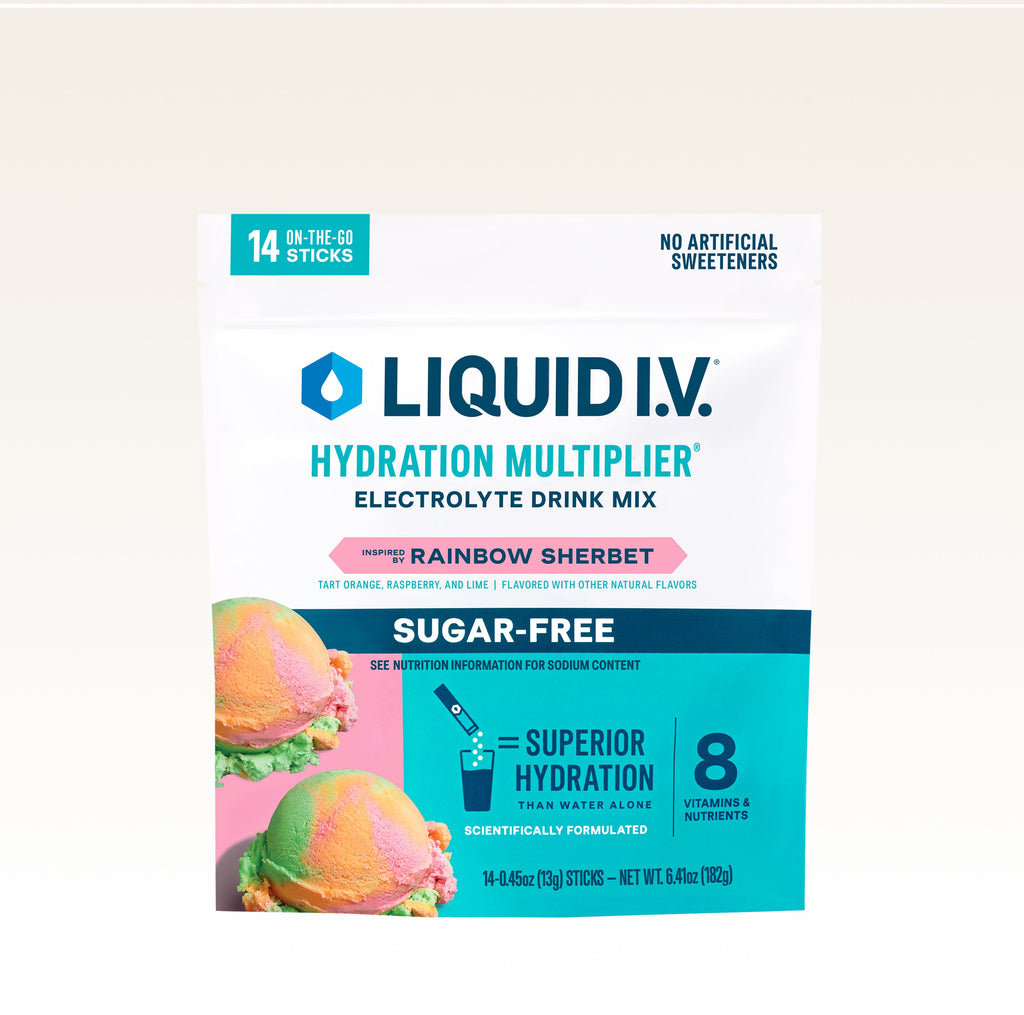 Rainbow Sherbet Hydration Multiplier® Sugar-Free Electrolytes for Your Personal Routine