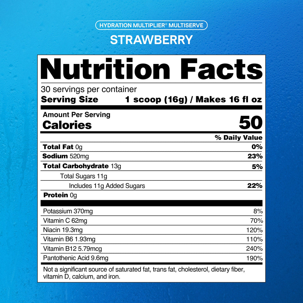 Hydration Multiplier® MultiServe Everyday Electrolyte Hydration Choices