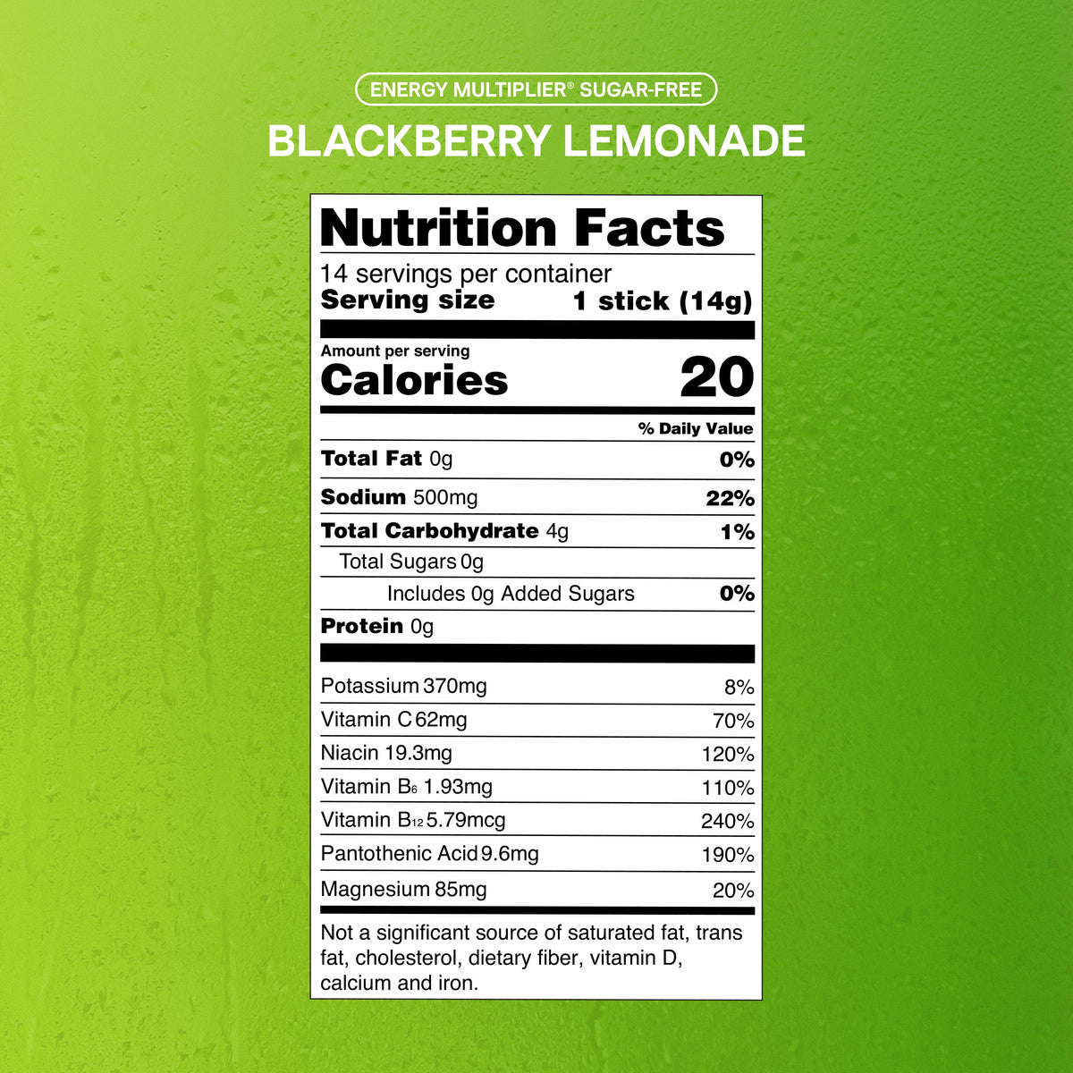 Blackberry Lemonade Hydration Sugar-Free Energy Multiplier® A Little Hydration Break Inspiration