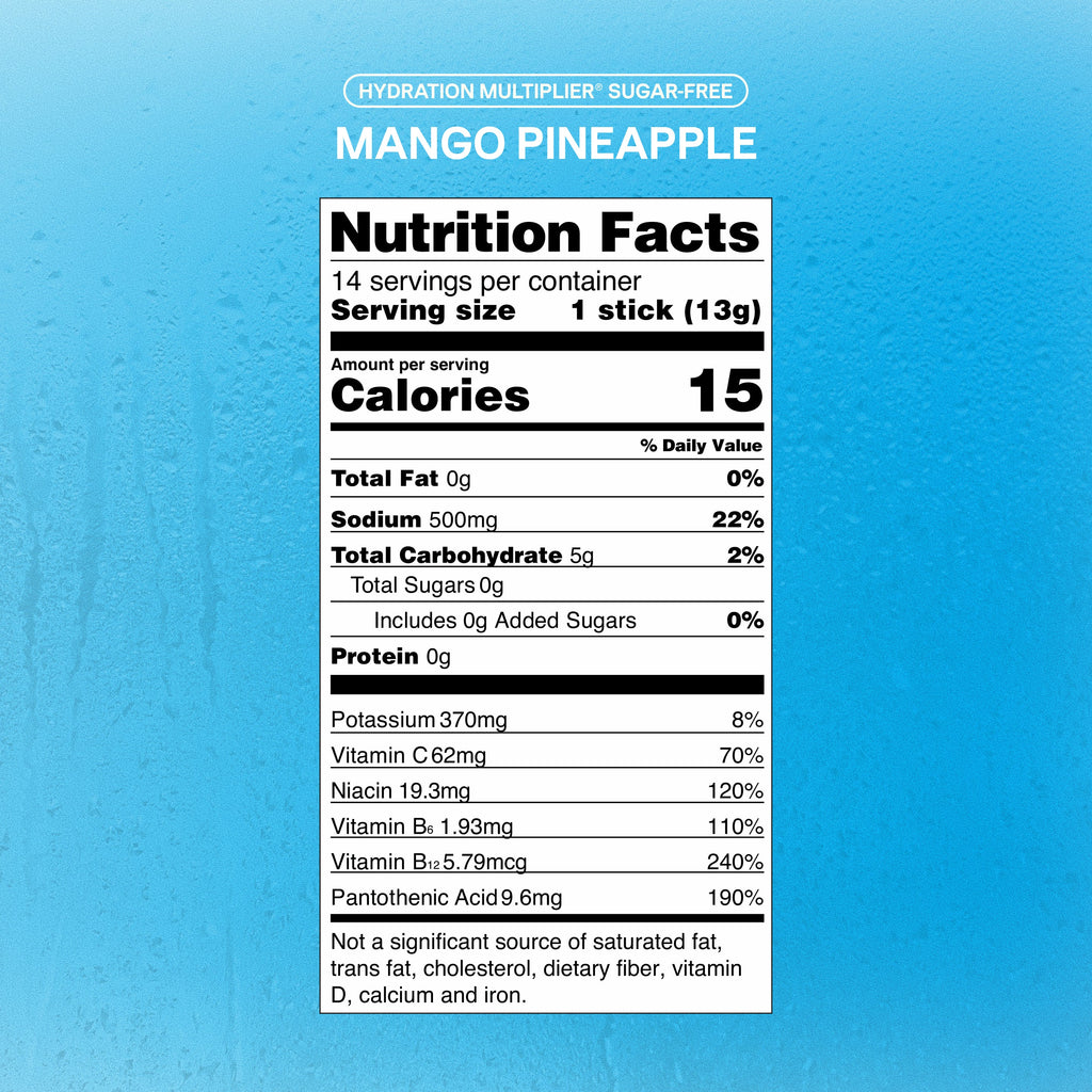 Mango Pineapple Hydration Multiplier® Sugar-Free Your Everyday Water Routine