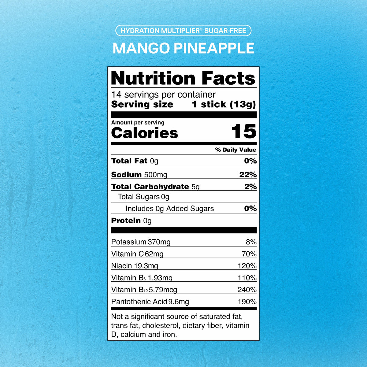 Mango Pineapple Hydration Multiplier® Sugar-Free Your Everyday Water Routine
