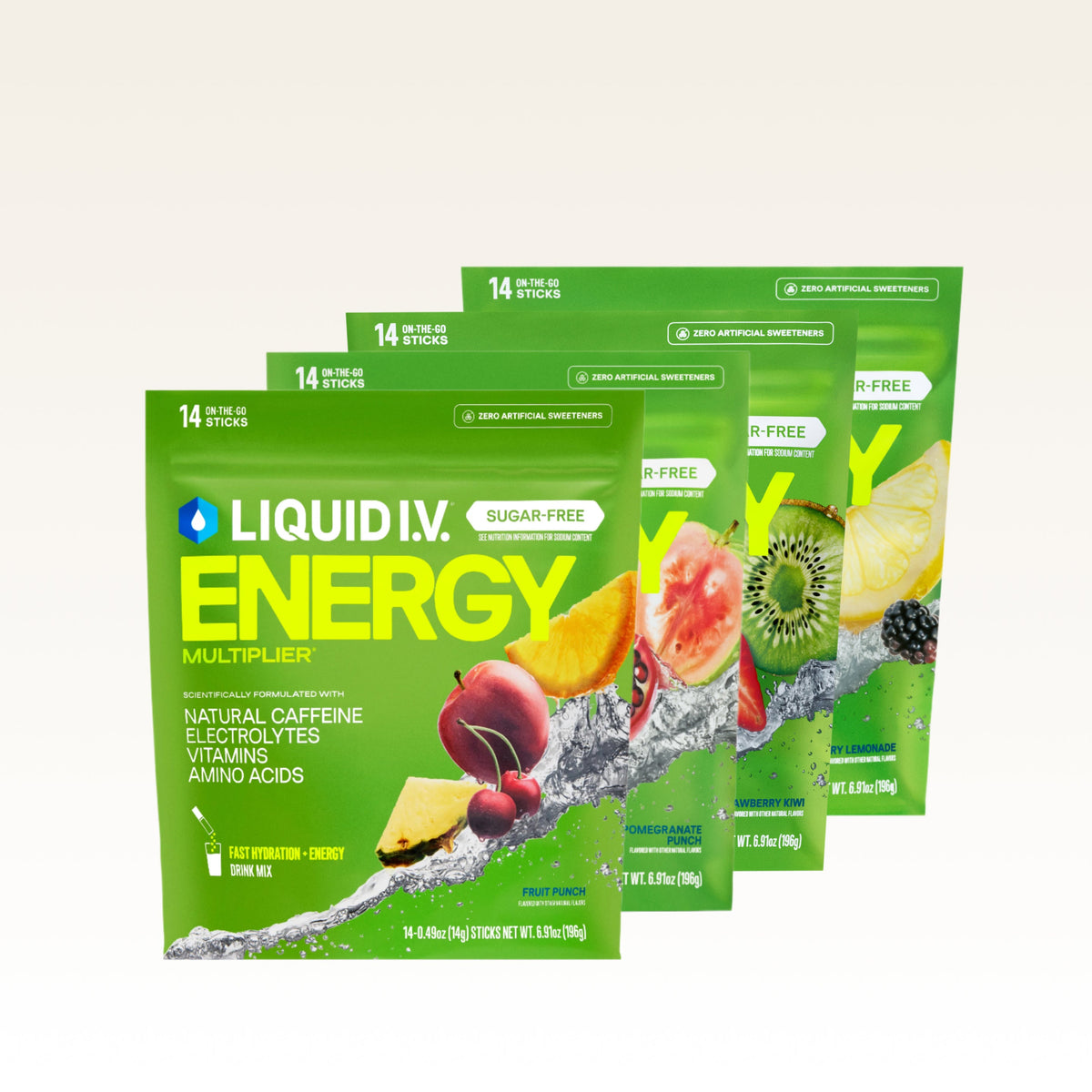 Sugar-Free Energy Fruity Bundle Hydration for Your Weekend